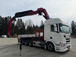 Scania Scania R560 8x4 HMF 5020 kran  P&Aring; LAGER bilde