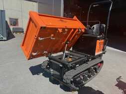 Mini dumper 3 veis tipp 1300 kg nyttelast Honda motor bilde