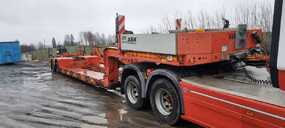 Faymonville BR&Oslash;NNTRAILER med 17,2 meter i beddingen bilde