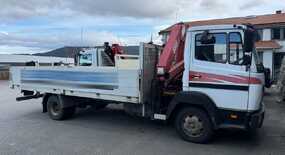 Mercedes-Benz 817 HMF 683K2 crane bilde